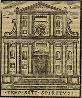An illustration from Trattato nuouo delle cose maravigliose dell'alma città di Roma : ornato de molte figure, nel quale si discorre de 300. & più chiese (1610)