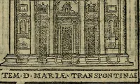 Picture 39 of 258 from Trattato nuouo delle cose maravigliose dell'alma città di Roma : ornato de molte figure, nel quale si discorre de 300. & più chiese (1610), leaf 77