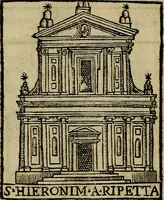 An illustration from Trattato nuouo delle cose maravigliose dell'alma città di Roma : ornato de molte figure, nel quale si discorre de 300. & più chiese (1610)
