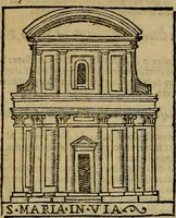 An illustration from Trattato nuouo delle cose maravigliose dell'alma città di Roma : ornato de molte figure, nel quale si discorre de 300. & più chiese (1610)