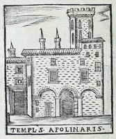 An illustration from Trattato nuouo delle cose marauigliose dell'alma città di Roma : ornato de molte figure, nel quale si discorre di 300.e piu chiese (1625)