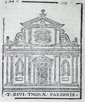 An illustration from Trattato nuouo delle cose marauigliose dell'alma città di Roma : ornato de molte figure, nel quale si discorre di 300.e piu chiese (1625)