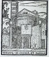 An illustration from Trattato nuouo delle cose marauigliose dell'alma città di Roma : ornato de molte figure, nel quale si discorre di 300.e piu chiese (1625)