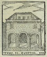 An illustration from Trattato nuouo delle cose marauigliose dell'alma città di Roma : ornato de molte figure, nel quale si discorre di 300.e piu chiese (1625)