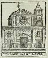 An illustration from Trattato nuouo delle cose marauigliose dell'alma città di Roma : ornato de molte figure, nel quale si discorre di 300.e piu chiese (1625)