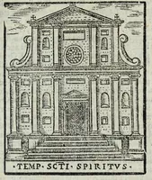 An illustration from Trattato nuouo delle cose marauigliose dell'alma città di Roma : ornato de molte figure, nel quale si discorre di 300.e piu chiese (1625)