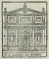 An illustration from Trattato nuouo delle cose marauigliose dell'alma città di Roma : ornato de molte figure, nel quale si discorre di 300.e piu chiese (1625)