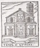 An illustration from Trattato nuouo delle cose marauigliose dell'alma città di Roma : ornato de molte figure, nel quale si discorre de 300 & più chiese (1615)