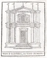 An illustration from Trattato nuouo delle cose marauigliose dell'alma città di Roma : ornato de molte figure, nel quale si discorre de 300 & più chiese (1615)