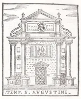 An illustration from Trattato nuouo delle cose marauigliose dell'alma città di Roma : ornato de molte figure, nel quale si discorre de 300 & più chiese (1615)