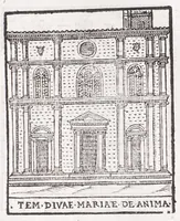 An illustration from Trattato nuouo delle cose marauigliose dell'alma città di Roma : ornato de molte figure, nel quale si discorre de 300 & più chiese (1615)