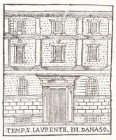 An illustration from Trattato nuouo delle cose marauigliose dell'alma città di Roma : ornato de molte figure, nel quale si discorre de 300 & più chiese (1615)