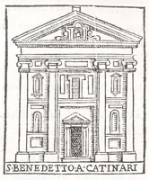 An illustration from Trattato nuouo delle cose marauigliose dell'alma città di Roma : ornato de molte figure, nel quale si discorre de 300 & più chiese (1615)