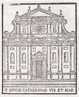 An illustration from Trattato nuouo delle cose marauigliose dell'alma città di Roma : ornato de molte figure, nel quale si discorre de 300 & più chiese (1615)
