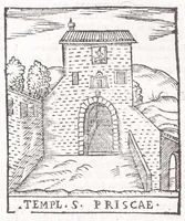An illustration from Trattato nuouo delle cose marauigliose dell'alma città di Roma : ornato de molte figure, nel quale si discorre de 300 & più chiese (1615)