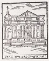 An illustration from Trattato nuouo delle cose marauigliose dell'alma città di Roma : ornato de molte figure, nel quale si discorre de 300 & più chiese (1615)