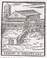 An illustration from Trattato nuouo delle cose marauigliose dell'alma città di Roma : ornato de molte figure, nel quale si discorre de 300 & più chiese (1615)