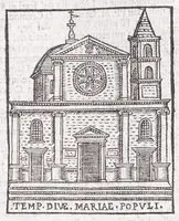 An illustration from Trattato nuouo delle cose marauigliose dell'alma città di Roma : ornato de molte figure, nel quale si discorre de 300 & più chiese (1615)