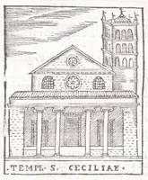 An illustration from Trattato nuouo delle cose marauigliose dell'alma città di Roma : ornato de molte figure, nel quale si discorre de 300 & più chiese (1615)