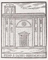 An illustration from Trattato nuouo delle cose marauigliose dell'alma città di Roma : ornato de molte figure, nel quale si discorre de 300 & più chiese (1615)