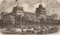 An illustration from Travellers' guide, New York (1883)