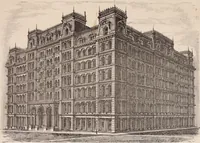An illustration from Travellers' guide, New York (1883)