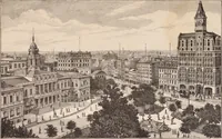 An illustration from Travellers' guide, New York (1883)