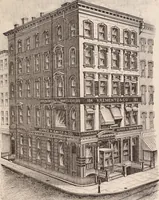 An illustration from Travellers' guide, New York (1883)
