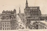 An illustration from Travellers' guide, New York (1883)