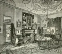An illustration from Travels in South Kensington, with notes on Decorative art and architecture in England (1882)