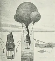 An illustration from Travels in space; a history of aerial navigation (1902)