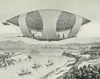 An illustration from Travels in space; a history of aerial navigation (1902)