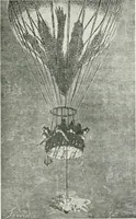 An illustration from Travels in space; a history of aerial navigation (1902)