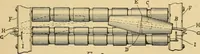 An illustration from A treatise, giving a thorough description of the properties and supply of the fibres, as well as the various processes required for converting wool, cotton, silk from fibre to finished goods, covering both woven and knit goods ... construction of the most modern improvements to preparatory machinery ... accessories relating to construction and equipment of modern textile manufacturing plants .. (1895)
