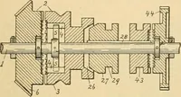 An illustration from A treatise, giving a thorough description of the properties and supply of the fibres, as well as the various processes required for converting wool, cotton, silk from fibre to finished goods, covering both woven and knit goods ... construction of the most modern improvements to preparatory machinery ... accessories relating to construction and equipment of modern textile manufacturing plants .. (1895)