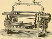 An illustration from A treatise, giving a thorough description of the properties and supply of the fibres, as well as the various processes required for converting wool, cotton, silk from fibre to finished goods, covering both woven and knit goods ... construction of the most modern improvements to preparatory machinery ... accessories relating to construction and equipment of modern textile manufacturing plants .. (1895)