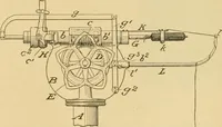An illustration from A treatise, giving a thorough description of the properties and supply of the fibres, as well as the various processes required for converting wool, cotton, silk from fibre to finished goods, covering both woven and knit goods ... construction of the most modern improvements to preparatory machinery ... accessories relating to construction and equipment of modern textile manufacturing plants .. (1895)
