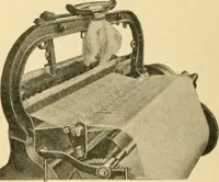 An illustration from A treatise, giving a thorough description of the properties and supply of the fibres, as well as the various processes required for converting wool, cotton, silk from fibre to finished goods, covering both woven and knit goods ... construction of the most modern improvements to preparatory machinery ... accessories relating to construction and equipment of modern textile manufacturing plants .. (1895)