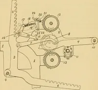 An illustration from A treatise, giving a thorough description of the properties and supply of the fibres, as well as the various processes required for converting wool, cotton, silk from fibre to finished goods, covering both woven and knit goods ... construction of the most modern improvements to preparatory machinery ... accessories relating to construction and equipment of modern textile manufacturing plants .. (1895)
