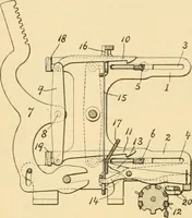 An illustration from A treatise, giving a thorough description of the properties and supply of the fibres, as well as the various processes required for converting wool, cotton, silk from fibre to finished goods, covering both woven and knit goods ... construction of the most modern improvements to preparatory machinery ... accessories relating to construction and equipment of modern textile manufacturing plants .. (1895)
