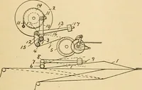 An illustration from A treatise, giving a thorough description of the properties and supply of the fibres, as well as the various processes required for converting wool, cotton, silk from fibre to finished goods, covering both woven and knit goods ... construction of the most modern improvements to preparatory machinery ... accessories relating to construction and equipment of modern textile manufacturing plants .. (1895)