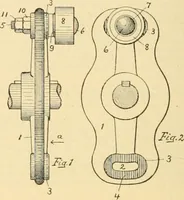 An illustration from A treatise, giving a thorough description of the properties and supply of the fibres, as well as the various processes required for converting wool, cotton, silk from fibre to finished goods, covering both woven and knit goods ... construction of the most modern improvements to preparatory machinery ... accessories relating to construction and equipment of modern textile manufacturing plants .. (1895)
