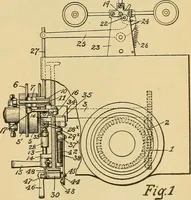 An illustration from A treatise, giving a thorough description of the properties and supply of the fibres, as well as the various processes required for converting wool, cotton, silk from fibre to finished goods, covering both woven and knit goods ... construction of the most modern improvements to preparatory machinery ... accessories relating to construction and equipment of modern textile manufacturing plants .. (1895)