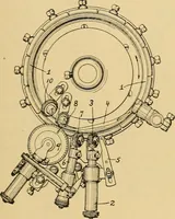 An illustration from A treatise, giving a thorough description of the properties and supply of the fibres, as well as the various processes required for converting wool, cotton, silk from fibre to finished goods, covering both woven and knit goods ... construction of the most modern improvements to preparatory machinery ... accessories relating to construction and equipment of modern textile manufacturing plants .. (1895)