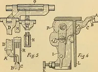 An illustration from A treatise, giving a thorough description of the properties and supply of the fibres, as well as the various processes required for converting wool, cotton, silk from fibre to finished goods, covering both woven and knit goods ... construction of the most modern improvements to preparatory machinery ... accessories relating to construction and equipment of modern textile manufacturing plants .. (1895)
