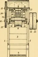 An illustration from A treatise, giving a thorough description of the properties and supply of the fibres, as well as the various processes required for converting wool, cotton, silk from fibre to finished goods, covering both woven and knit goods ... construction of the most modern improvements to preparatory machinery ... accessories relating to construction and equipment of modern textile manufacturing plants .. (1895)