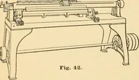 Picture 403 of 522 from A treatise, giving a thorough description of the properties and supply of the fibres, as well as the various processes required for converting wool, cotton, silk from fibre to finished goods, covering both woven and knit goods ... construction of the most modern improvements to preparatory machinery ... accessories relating to construction and equipment of modern textile manufacturing plants .. (1895), leaf 345