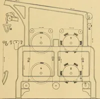 An illustration from A treatise, giving a thorough description of the properties and supply of the fibres, as well as the various processes required for converting wool, cotton, silk from fibre to finished goods, covering both woven and knit goods ... construction of the most modern improvements to preparatory machinery ... accessories relating to construction and equipment of modern textile manufacturing plants .. (1895)
