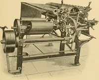 An illustration from A treatise, giving a thorough description of the properties and supply of the fibres, as well as the various processes required for converting wool, cotton, silk from fibre to finished goods, covering both woven and knit goods ... construction of the most modern improvements to preparatory machinery ... accessories relating to construction and equipment of modern textile manufacturing plants .. (1895)