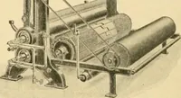 An illustration from A treatise, giving a thorough description of the properties and supply of the fibres, as well as the various processes required for converting wool, cotton, silk from fibre to finished goods, covering both woven and knit goods ... construction of the most modern improvements to preparatory machinery ... accessories relating to construction and equipment of modern textile manufacturing plants .. (1895)